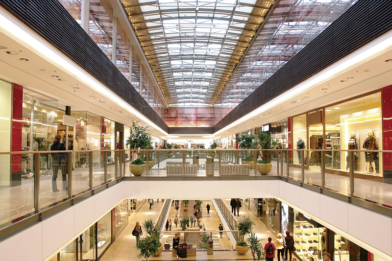 Prodotti di illuminazione a LED utilizzati nel centro commerciale