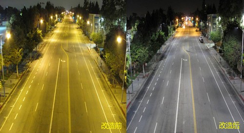 Los Angeles per completare la trasformazione di luci a LED