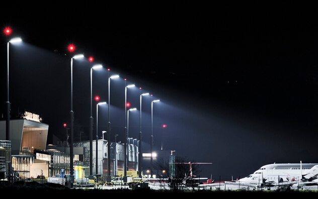 Illuminazione a LED tecnologia illuminazione aeroporto di Monaco