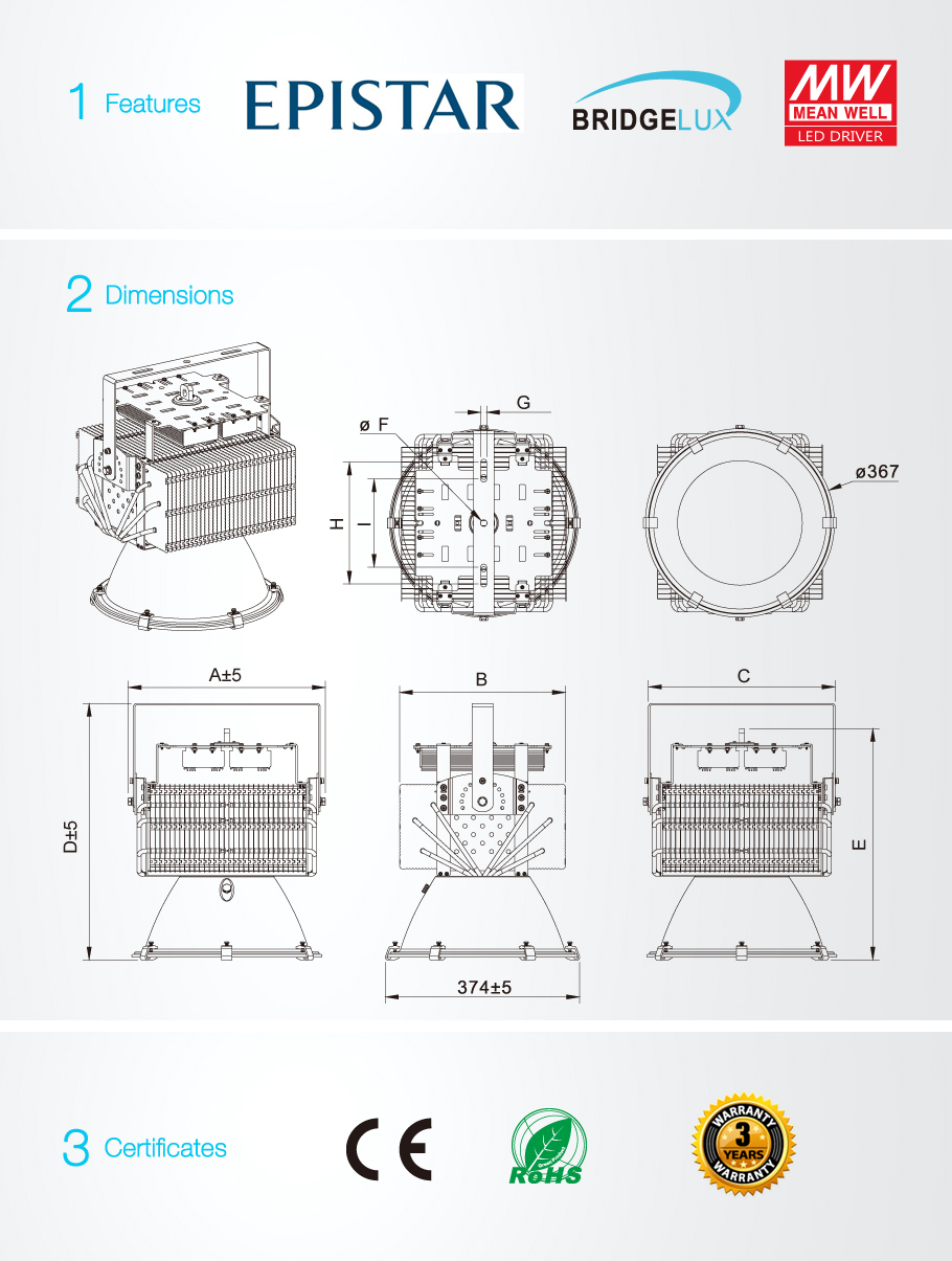Integrati LED High Bay luci