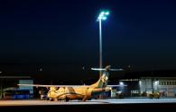 illuminazione a LED illuminano l'aeroporto di Monaco